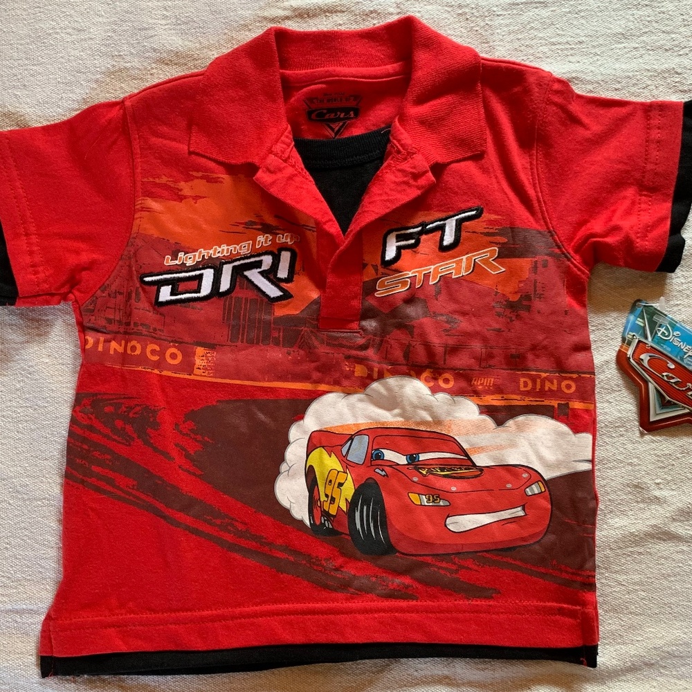 Disney Cars Toddler Top  24 months  NEW